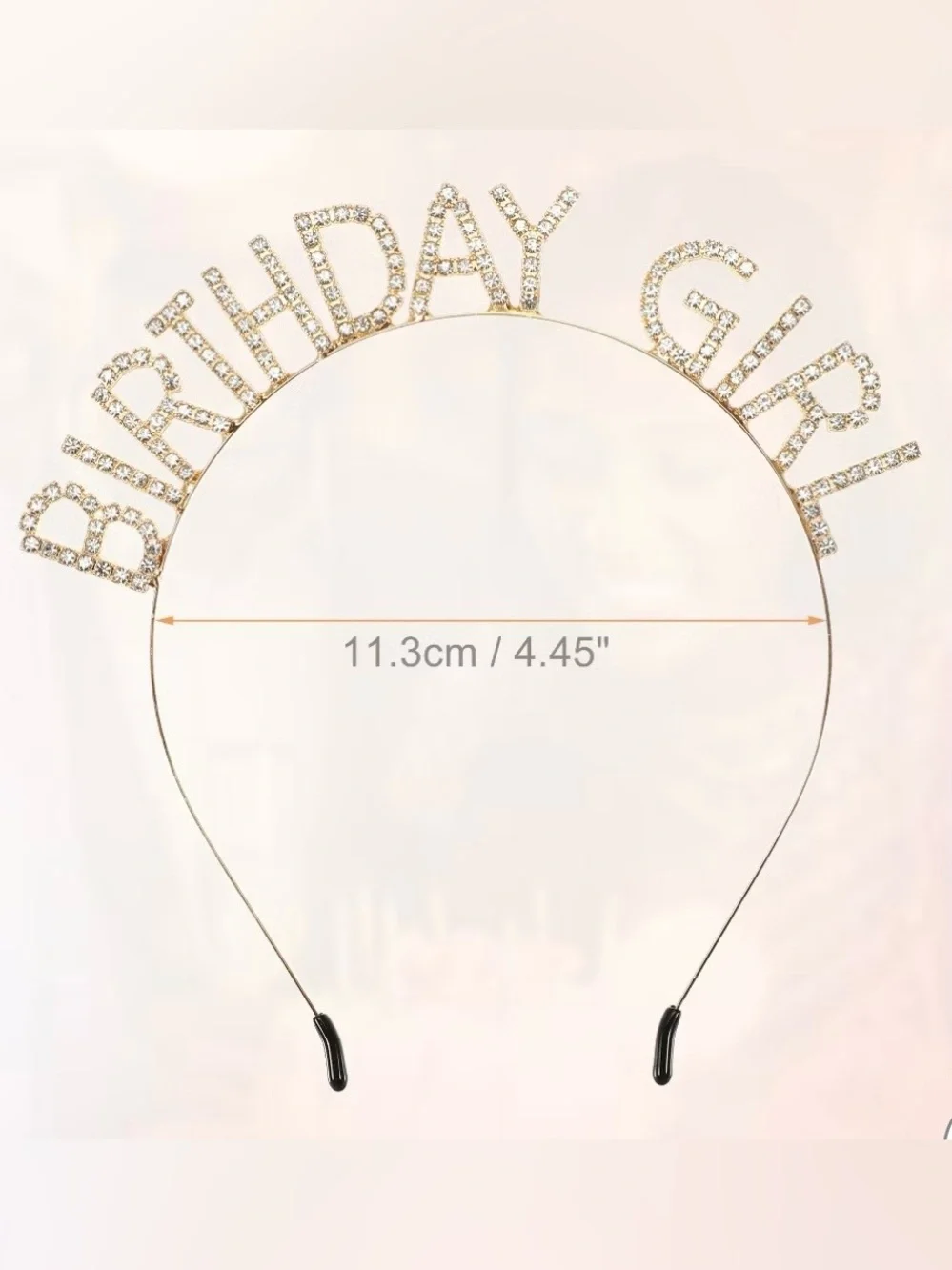 Birthday girl rhinestones headband NWT